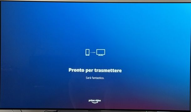 Vedere Prime Video su TV da cellulare