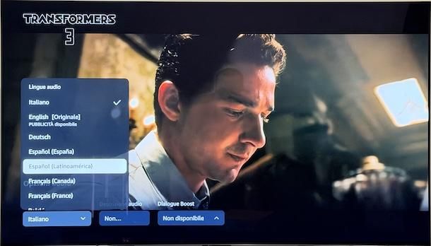 Cambiare lingua audio Prime Video Smart TV LG
