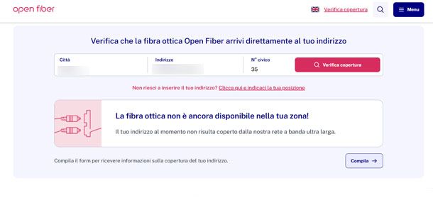 Risultato verifica copertura