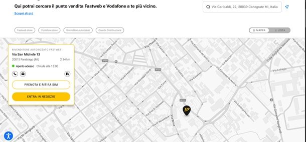 negozi fastweb