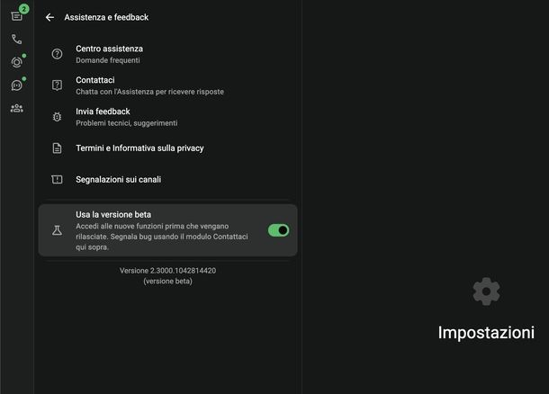 Attivare versione beta WhatsApp Web