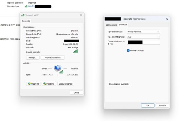 Collegarsi a rete wireless protetta Windows