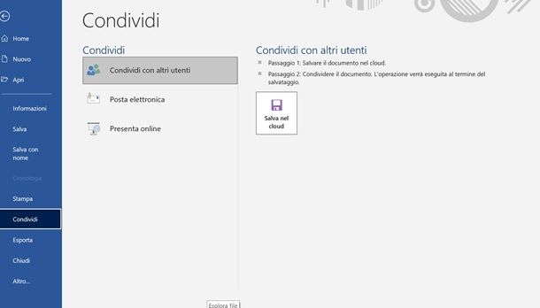 Come creare un link di un file