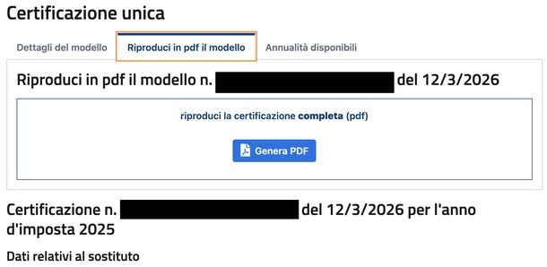 Vedere cassetto fiscale personale