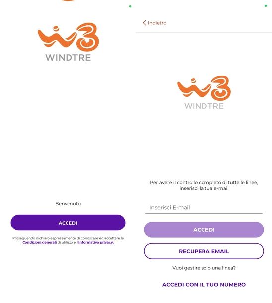 Vedere credito su telefono app WINDTRE