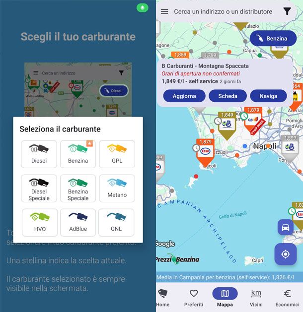 Prezzi Benzina! Metano GPL HVO
