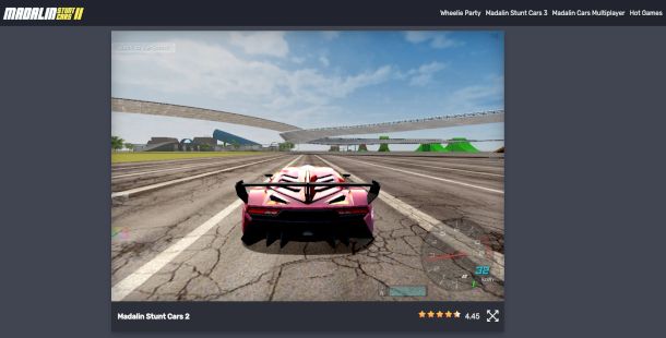 schermata gioco Madalin Stunt Cars 2