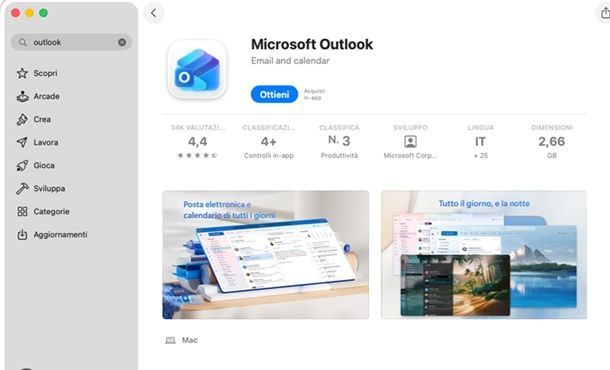 outlook per mac