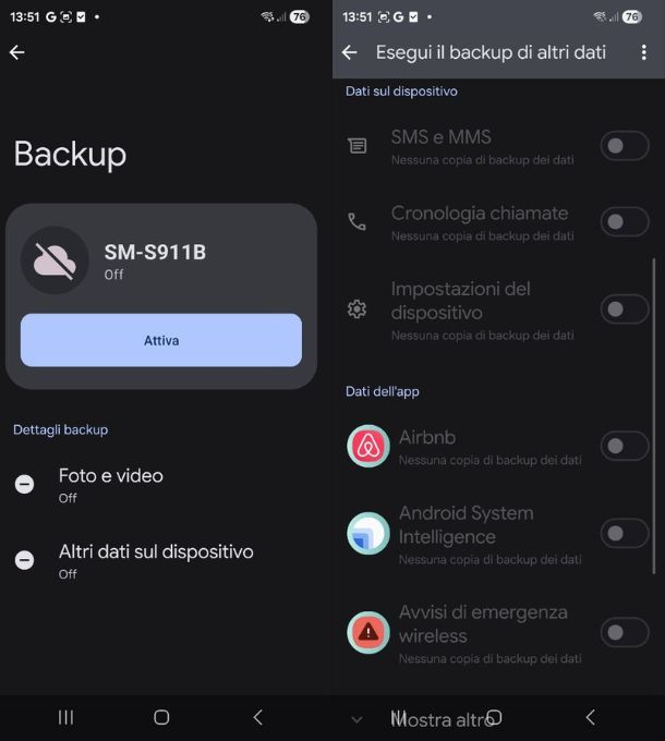 Programmi per backup