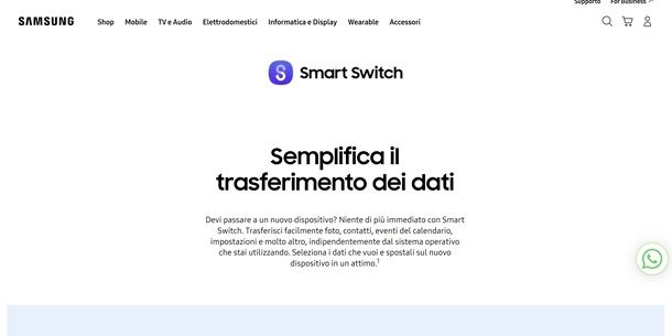 Come trasferire dati da Samsung a Samsung