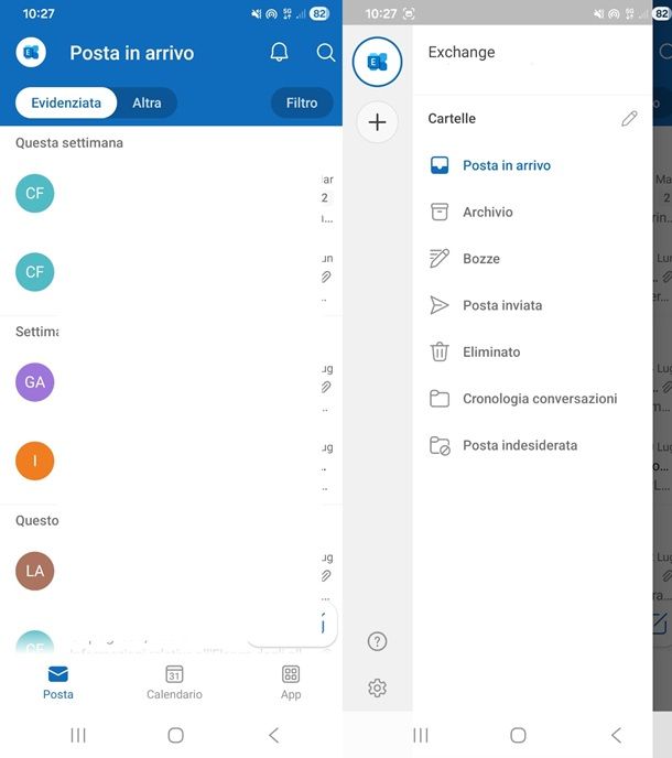 outlook per android
