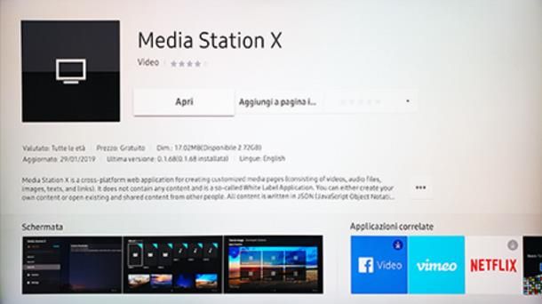 Scaricare app su vecchia Smart TV Samsung