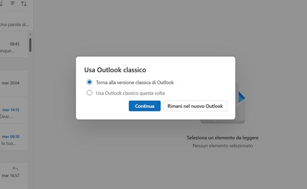 outlook classic