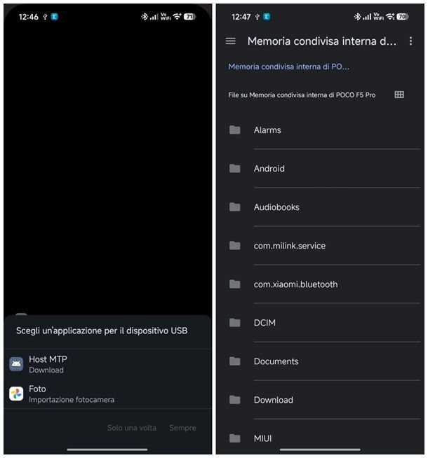Come trasferire dati a Android a Android con cavo USB: connessione diretta