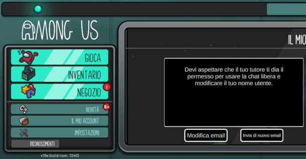 funzione per richiedere nuova autorizzazione parentale