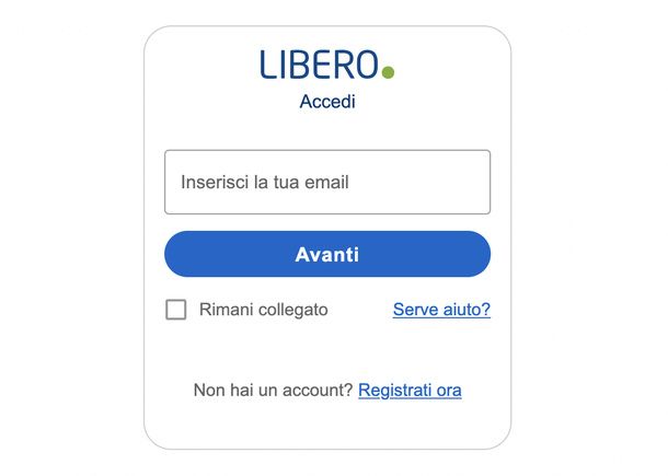 Accedere a Libero Mail PC