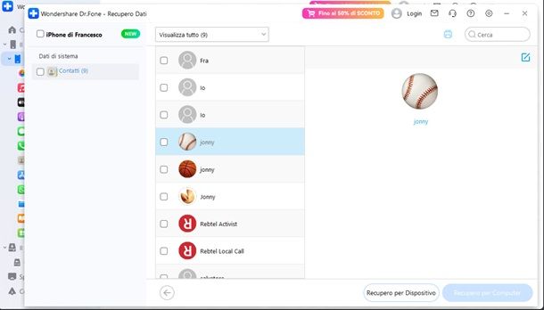 Come recuperare contatti WhatsApp cancellati