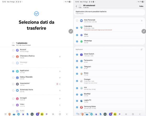Come trasferire un'app da un telefono all'altro