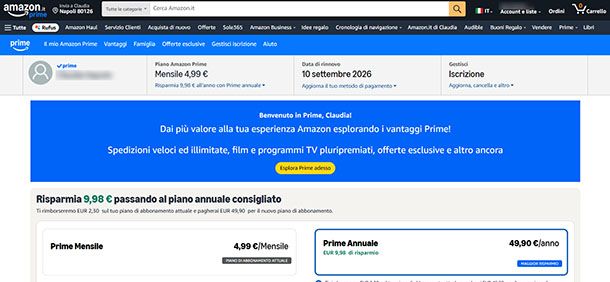 Iscrizione Prime