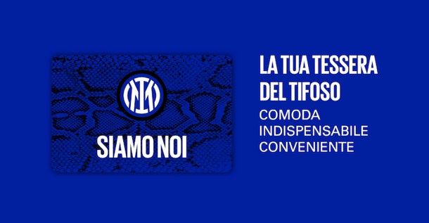 tessera tifoso inter