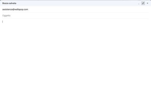 Invio email assistenza Wallapop Gmail