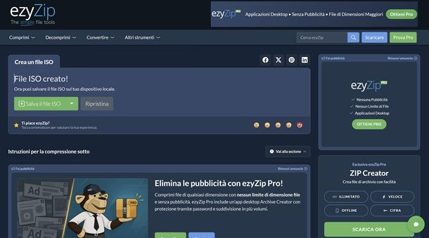 Come creare file ISO