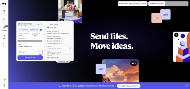 WeTransfer Web