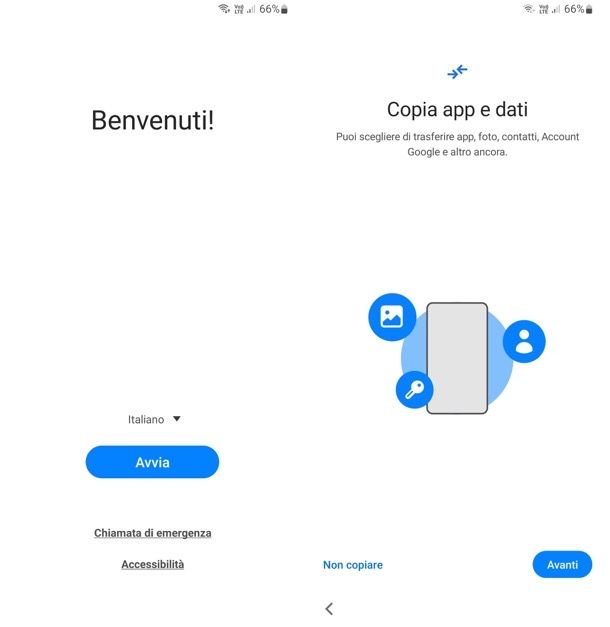 Come trasferire foto da Android a Android con cavo USB e altri dati