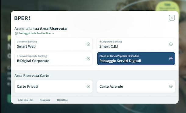 Accedere a Smart Web BPER PC