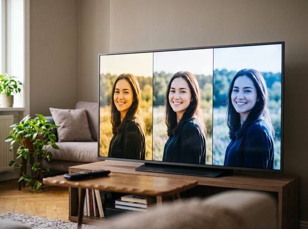 Temperatura colore bilanciamento bianco TV