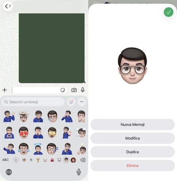 Memoji iPhone WhatsApp