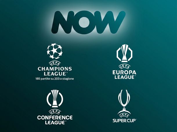 Coppe europee in streaming su NOW