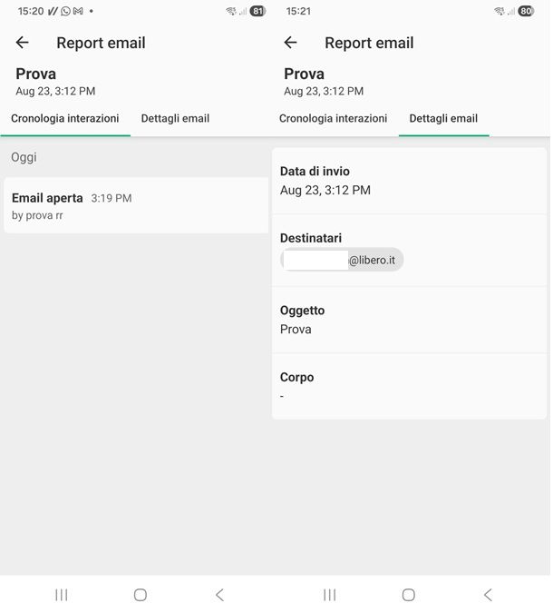 mailtrack per android