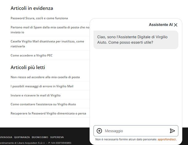 Chat Virgilio
