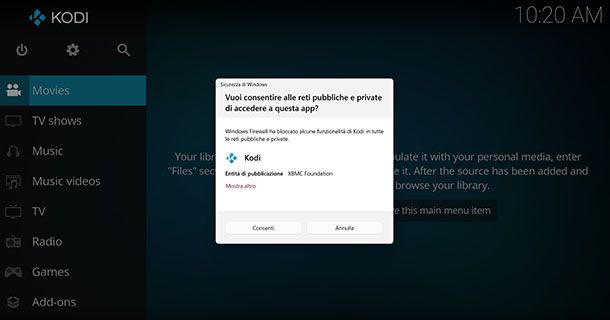 Installazione Kodi