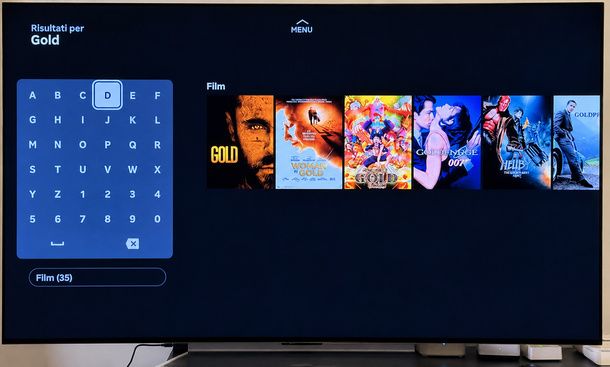 Cercare un film su Rakuten TV Smart TV LG