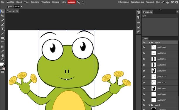 Modificare SVG online con Vectorpea