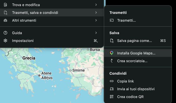 Installare Google Maps su Chrome Mac