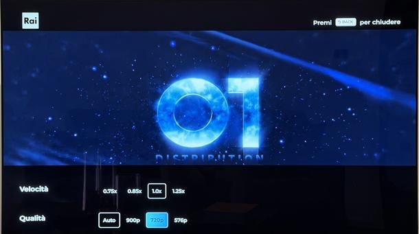 Abbassare qualità video RaiPlay Fire TV Stick