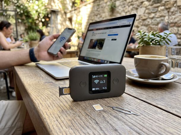 Segnale 4G LTE su router WiFi