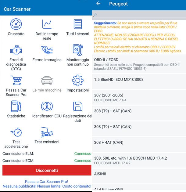 Car Scanner ELM OBD2