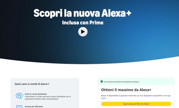 schermata conferma attivazione Alexa+