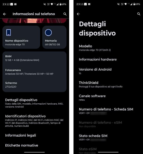 Come sapere il numero di telefono di una SIM: Android