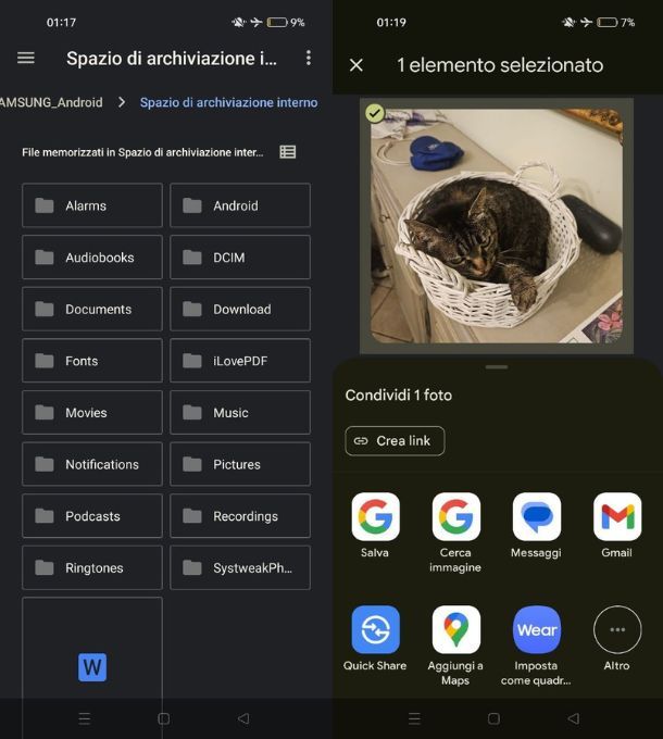 Come trasferire dati da Android a Android con cavo USB