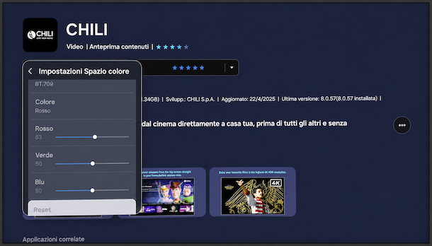 Personalizzare lo Spazio Colore Smart TV Samsung