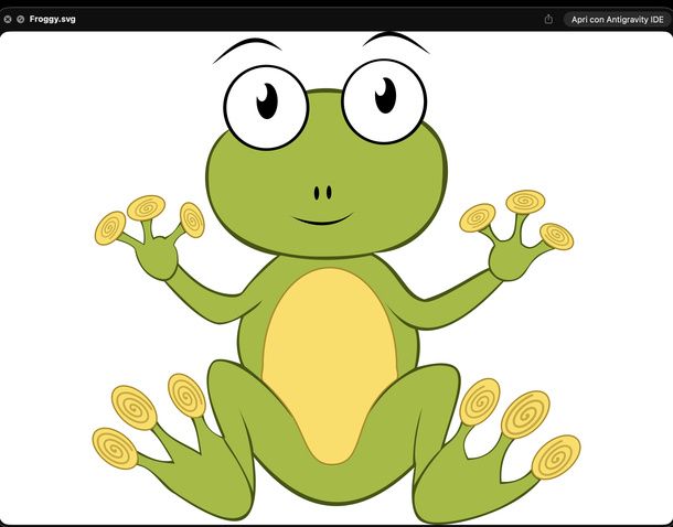 Visualizzare un file SVG con Quick Look macOS
