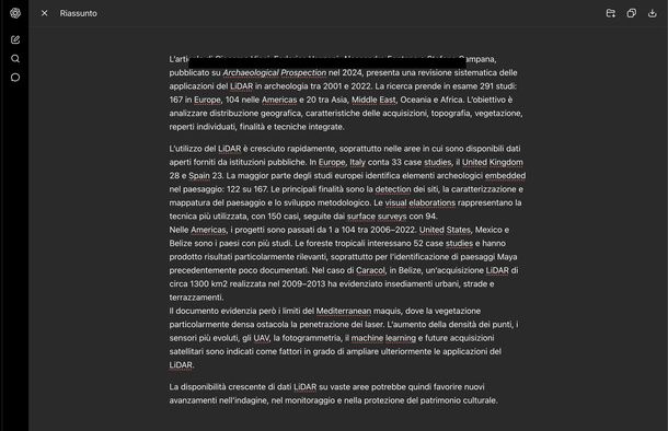 Riassumere un documento con ChatGPT