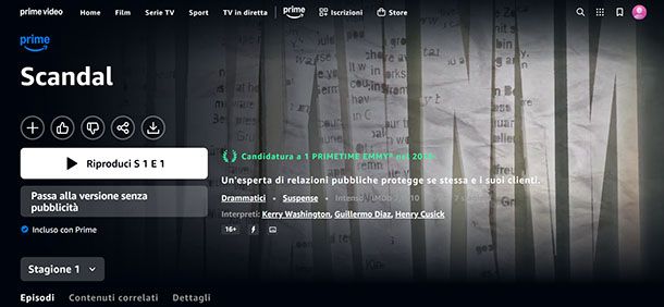 Prime Video su PC