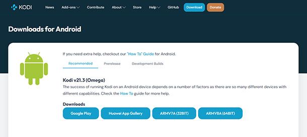 Kodi Android download