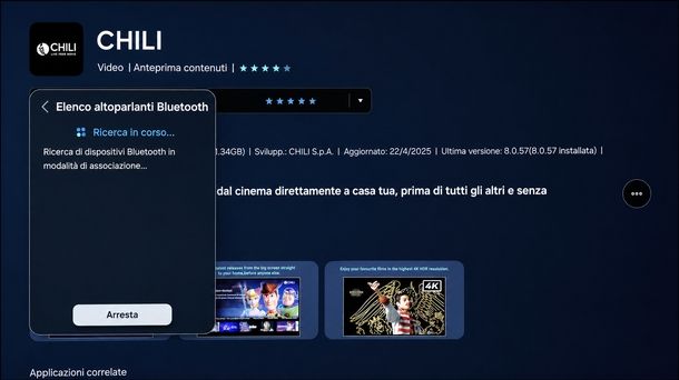 Cercare cuffie Bluetooth Smart TV Samsung